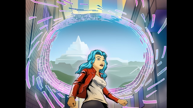 Home #1 - The Girl With The Blue Hair project video thumbnail
